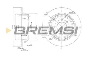 Bremsi CD6869S - DISCO DE FRENO | BRAKE DISCS