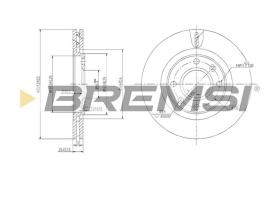 Bremsi CD6870V - DISCHI FRENO | BRAKE DISCS