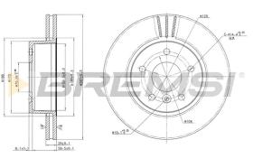 Bremsi CD6873V - DISCO DE FRENO | BRAKE DISCS