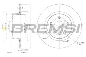 Bremsi CD6874S - DISCO DE FRENO | BRAKE DISCS