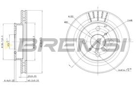 Bremsi CD6880V - DISCO DE FRENO | BRAKE DISCS