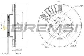 Bremsi CD6881V - DISCHI FRENO | BRAKE DISCS