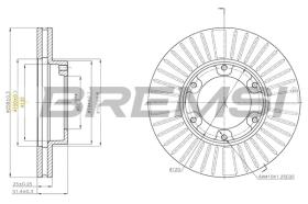 Bremsi CD6882V - DISCO DE FRENO | BRAKE DISCS