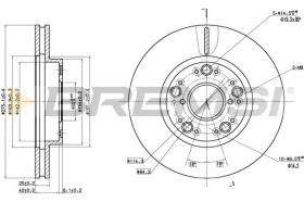 Bremsi CD6883V - DISCO DE FRENO | BRAKE DISCS
