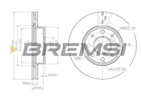 Bremsi CD6888V - DISCHI FRENO | BRAKE DISCS