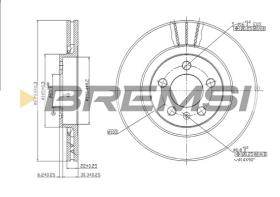 Bremsi CD6928V - DISCO DE FRENO | BRAKE DISCS