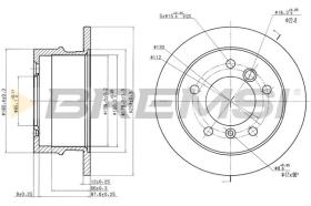 Bremsi CD6931S - DISCO DE FRENO | BRAKE DISCS