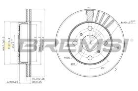 Bremsi CD6948V - DISCO DE FRENO | BRAKE DISCS