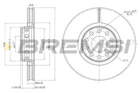 Bremsi CD6954V - DISCO DE FRENO | BRAKE DISCS