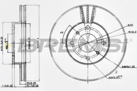 Bremsi CD6959V - DISCO DE FRENO | BRAKE DISCS