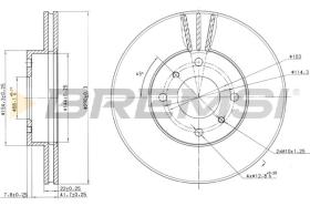 Bremsi CD6959V - DISCHI FRENO | BRAKE DISCS