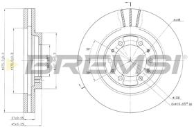 Bremsi CD6974V - DISCO DE FRENO | BRAKE DISCS