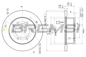 Bremsi CD6976V - DISCO DE FRENO | BRAKE DISCS