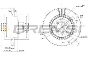 Bremsi CD6978V - DISCHI FRENO | BRAKE DISCS