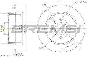 Bremsi CD6988S - DISCO DE FRENO | BRAKE DISCS