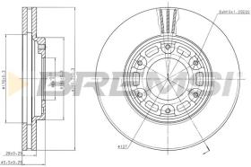 Bremsi CD6991V - DISCO DE FRENO | BRAKE DISCS