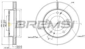 Bremsi CD6993V - DISCO DE FRENO | BRAKE DISCS