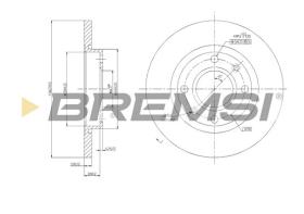 Bremsi CD6995S - DISCO DE FRENO | BRAKE DISCS
