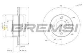 Bremsi CD6998S - DISCO DE FRENO | BRAKE DISCS