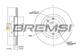Bremsi CD7000S - DISCHI FRENO | BRAKE DISCS