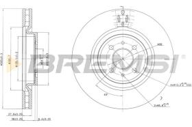 Bremsi CD7002V - DISCO DE FRENO | BRAKE DISCS