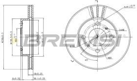 Bremsi CD7005V - DISCO DE FRENO | BRAKE DISCS
