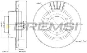 Bremsi CD7008V - DISCO DE FRENO | BRAKE DISCS