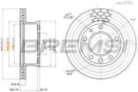 Bremsi CD7013V - DISCO DE FRENO | BRAKE DISCS