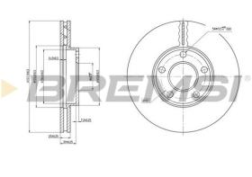 Bremsi CD7014V - DISCO DE FRENO | BRAKE DISCS