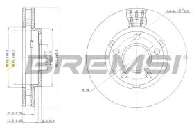 Bremsi CD7030V - DISCO DE FRENO | BRAKE DISCS