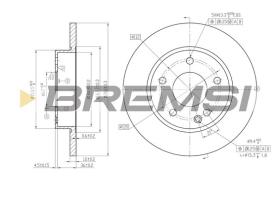 Bremsi CD7034S - DISCO DE FRENO | BRAKE DISCS