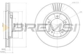 Bremsi CD7039V - DISCO DE FRENO | BRAKE DISCS