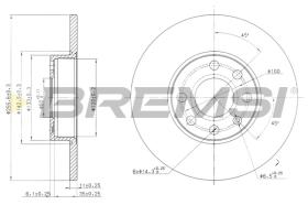 Bremsi CD7040S - DISCO DE FRENO | BRAKE DISCS