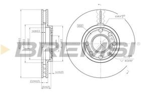 Bremsi CD7041V - DISCO DE FRENO | BRAKE DISCS