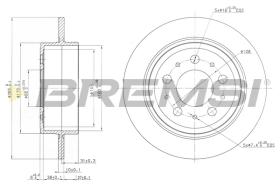 Bremsi CD7060S - DISCO DE FRENO | BRAKE DISCS