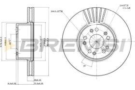 Bremsi CD7061V - DISCO DE FRENO | BRAKE DISCS