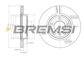 Bremsi CD7066V - DISCO DE FRENO | BRAKE DISCS