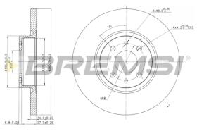 Bremsi CD7070S - DISCO DE FRENO | BRAKE DISCS