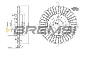 Bremsi CD7072V - DISCO DE FRENO | BRAKE DISCS