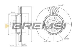 Bremsi CD7078V - DISCO DE FRENO | BRAKE DISCS