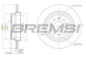 Bremsi CD7079S - DISCO DE FRENO | BRAKE DISCS