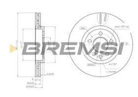Bremsi CD7080V - DISCO DE FRENO | BRAKE DISCS