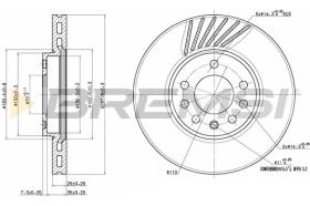 Bremsi CD7082V - DISCO DE FRENO | BRAKE DISCS