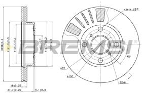 Bremsi CD7094V - DISCO DE FRENO | BRAKE DISCS