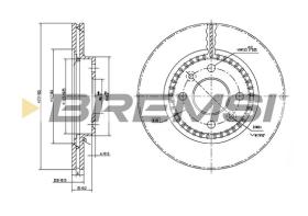 Bremsi CD7096V - DISCO DE FRENO | BRAKE DISCS