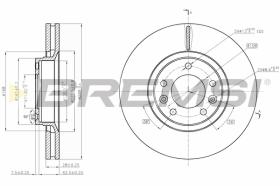 Bremsi CD7103V - DISCO DE FRENO | BRAKE DISCS
