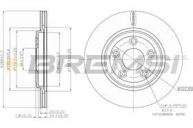 Bremsi CD7108V - DISCO DE FRENO | BRAKE DISCS