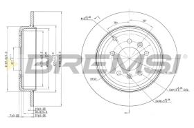 Bremsi CD7115S - DISCO DE FRENO | BRAKE DISCS