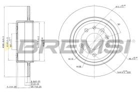 Bremsi CD7116S - DISCO DE FRENO | BRAKE DISCS