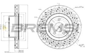 Bremsi CD7120V - DISCO DE FRENO | BRAKE DISCS